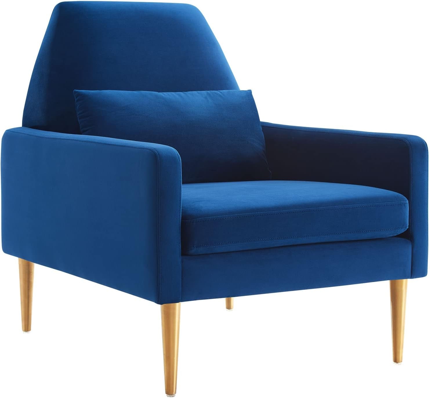Performance Velvet Navy Armchair