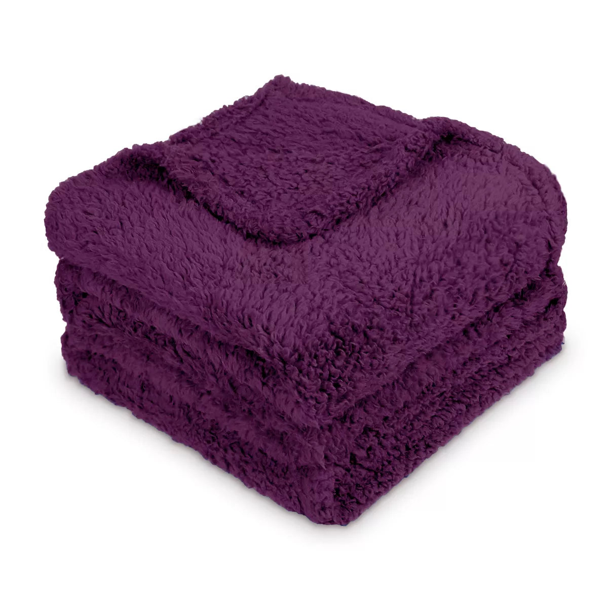Catalonia Reversible Soft Throw Blanket, Cozy Fluffy Blanket Throw for Couch Sofa, 50X60 Inches