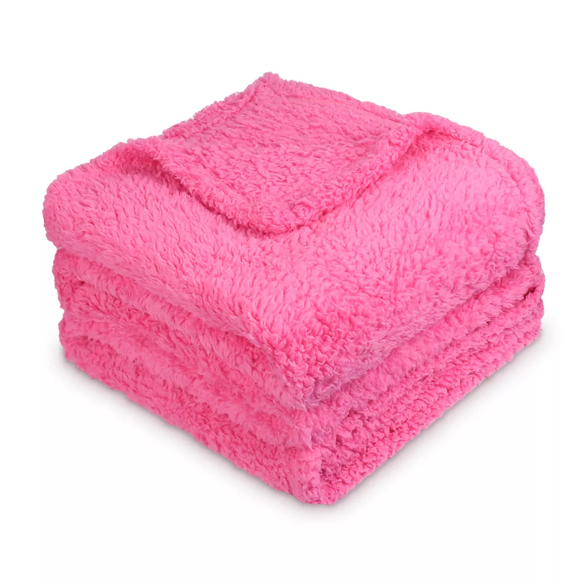 Catalonia Reversible Soft Throw Blanket, Cozy Fluffy Blanket Throw for Couch Sofa, 50X60 Inches
