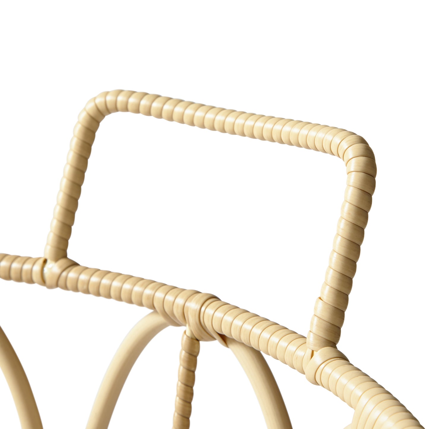 Poly Rattan Storage Basket Set with Handles, 2-Piece
