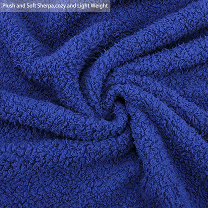 Catalonia Reversible Soft Throw Blanket, Cozy Fluffy Blanket Throw for Couch Sofa, 50X60 Inches