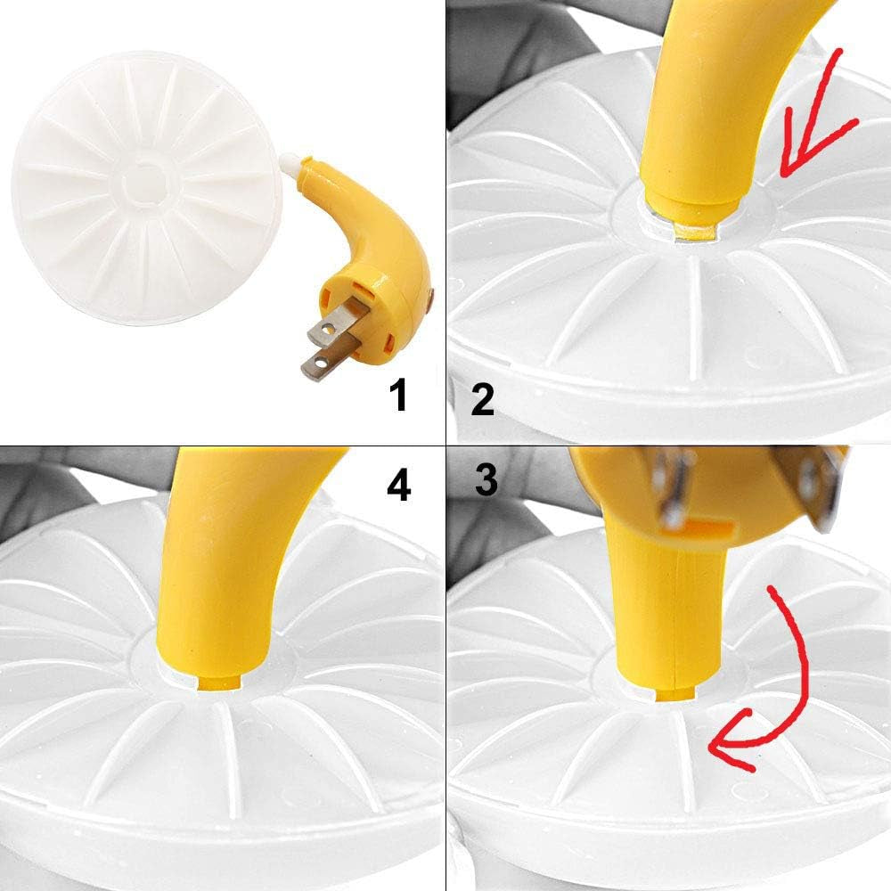 Light Sensor LED Night Light Plug in Lamp Mushroom Night Light