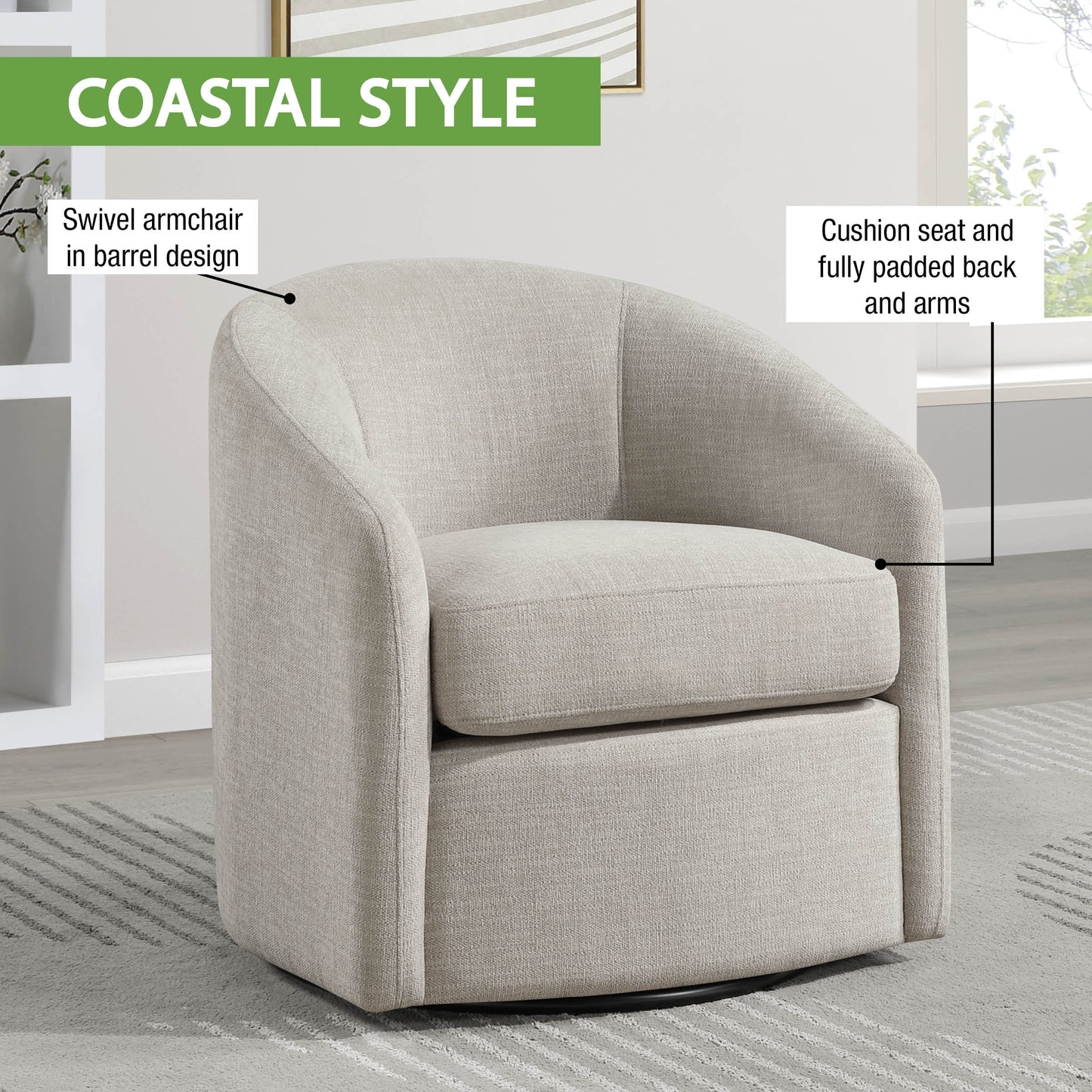 Bella Swivel Chair