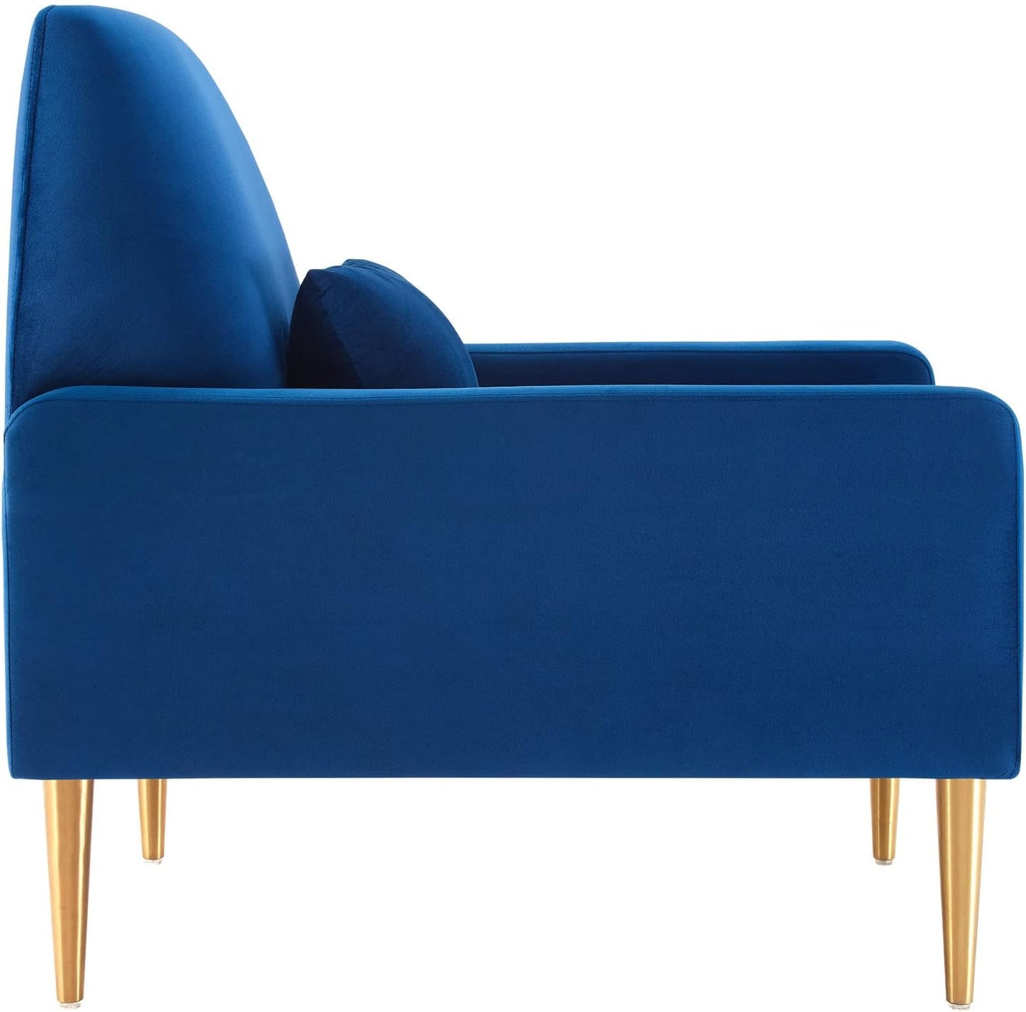 Performance Velvet Navy Armchair