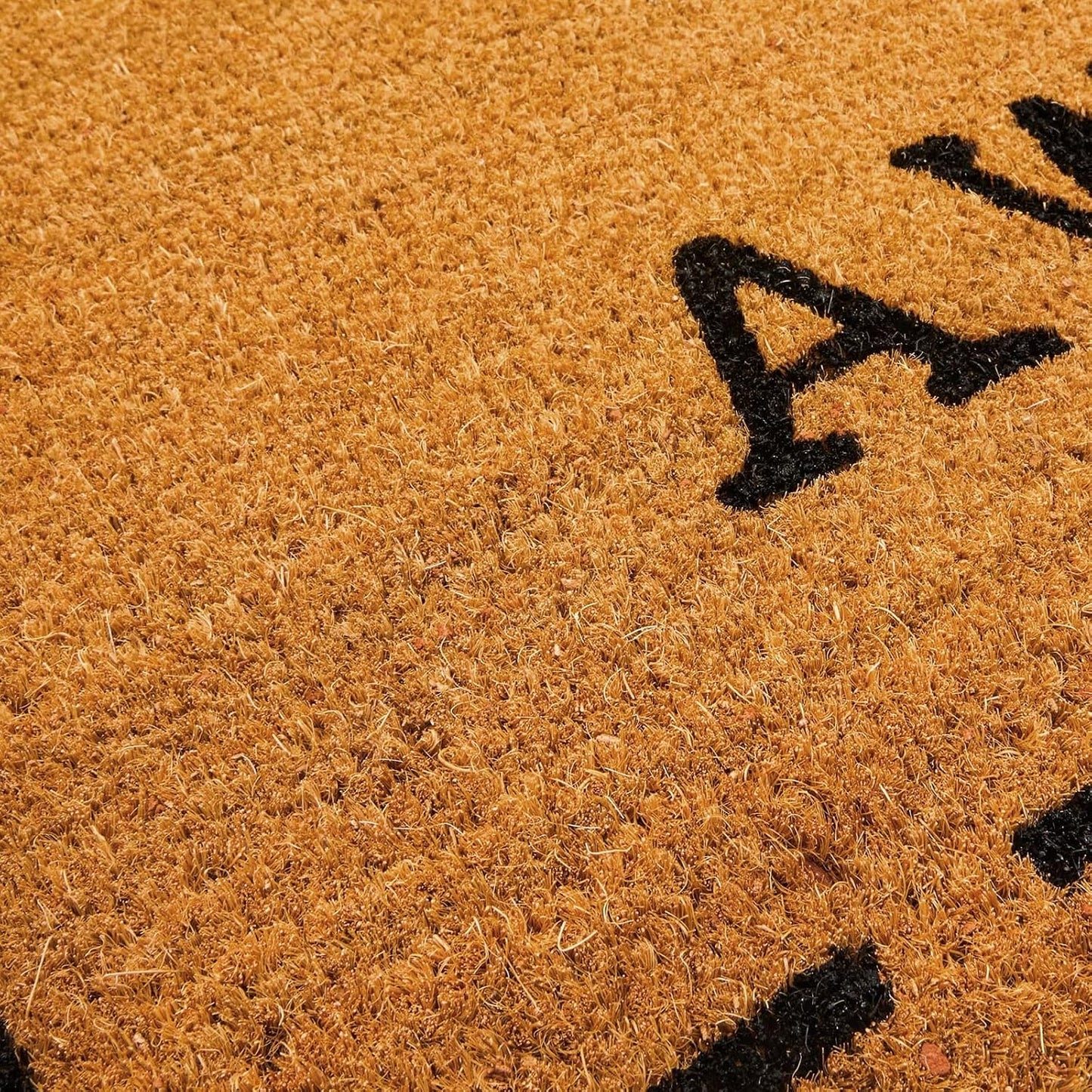 Go Away Doormat Funny Welcome Mat - 17 X 30 In, Natural Coir - Outdoor Welcome Mat & Doormat Outdoor Entrance