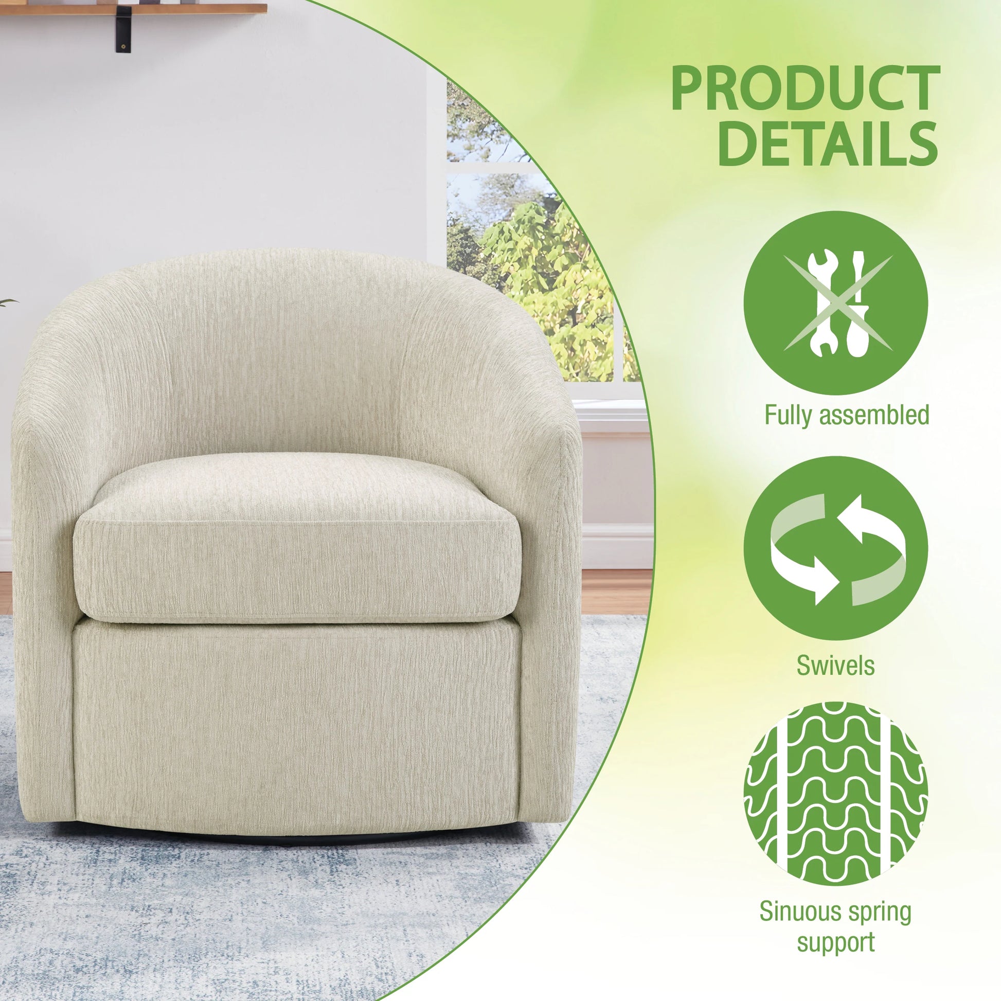 Bella Swivel Chair